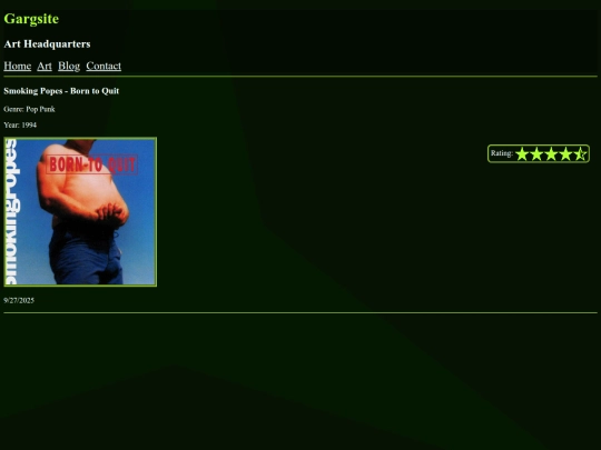 blog screenshot