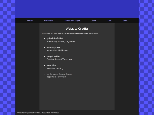 webCredits screenshot