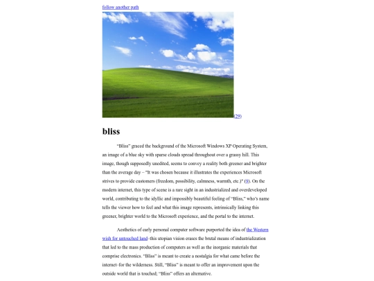 cyberfeminism/bliss screenshot