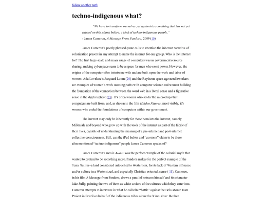 cyberfeminism/techno screenshot