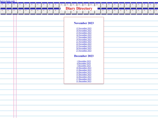diary/diary-homepage screenshot