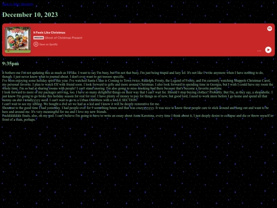 diary/entry15 screenshot