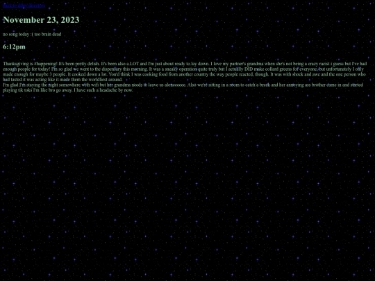 diary/entry9 screenshot