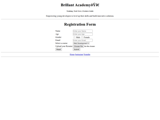 BAC/Registers screenshot