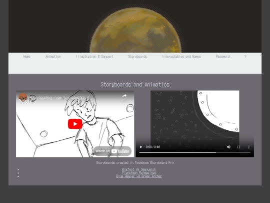 storyboards screenshot