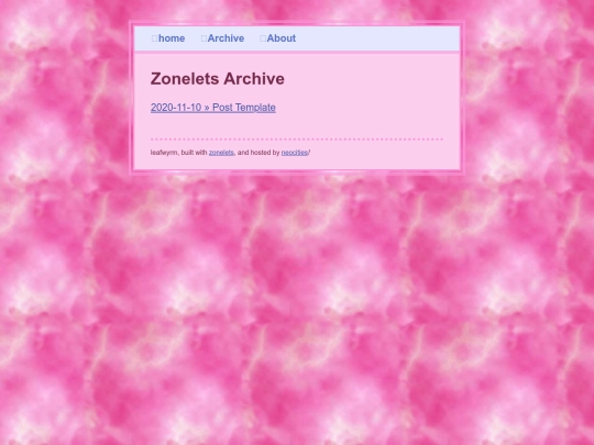 archive screenshot