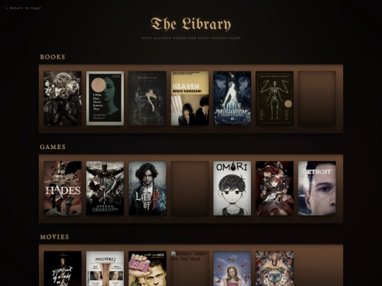 pages/library screenshot