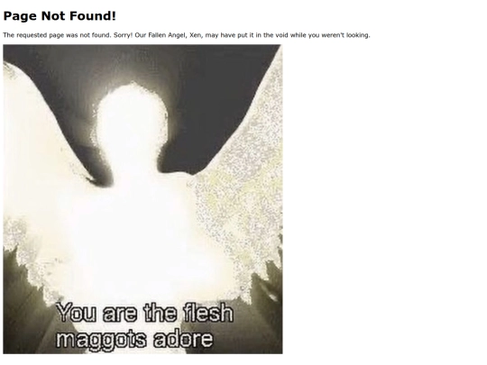 not_found screenshot