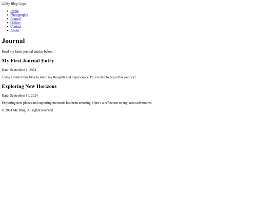 MyJournal screenshot