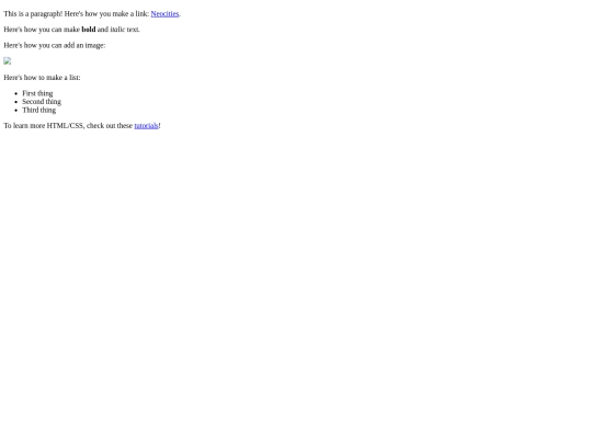 index screenshot