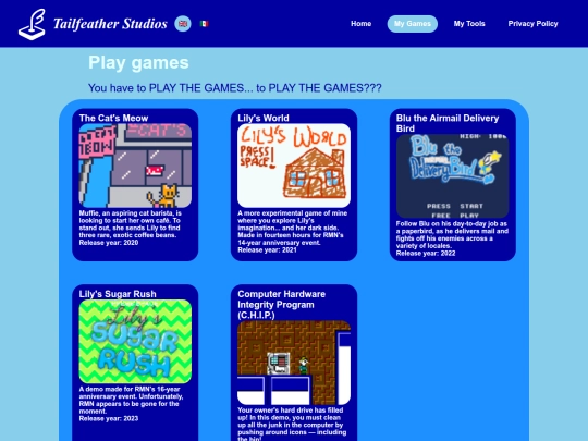 games screenshot