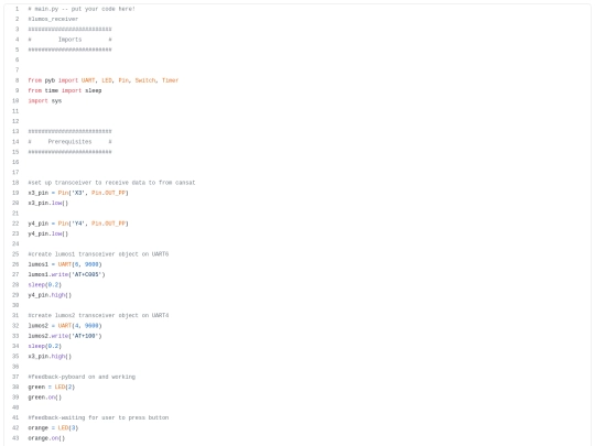 lumos2_receiver screenshot