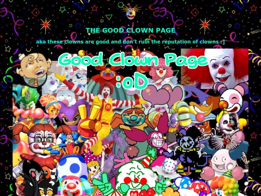 goodclownpage screenshot