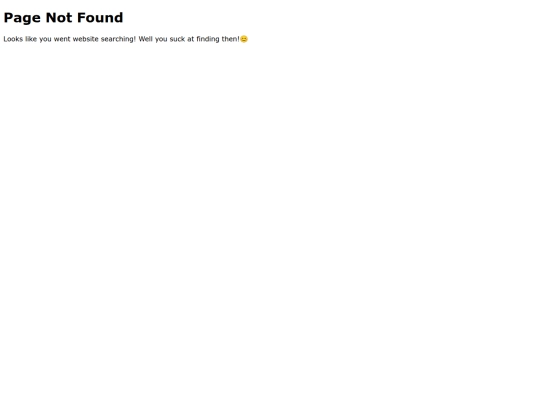 not_found screenshot