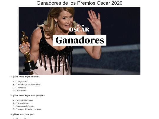 cuestionario/cuestionario screenshot