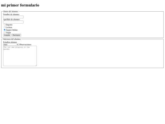 formulario/formulario screenshot