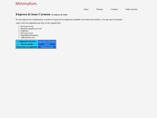 minimalistas/about screenshot