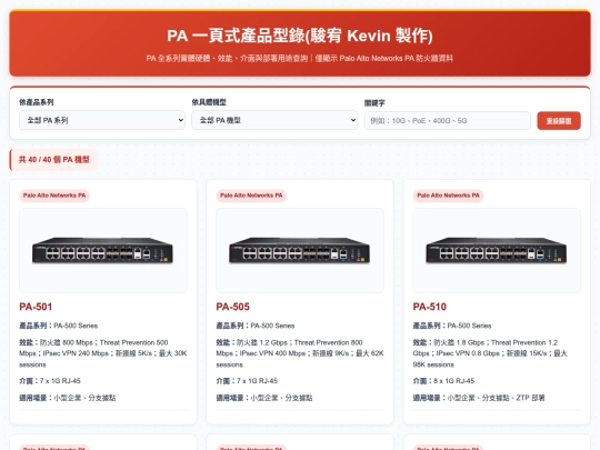 敦新科技 HPE 部門常用系統/PA 一頁式型錄 screenshot