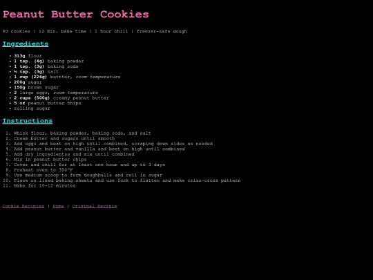 Cookies/pb screenshot