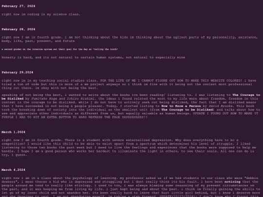 diary screenshot