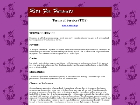 terms screenshot