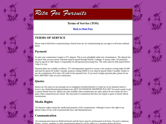 terms screenshot