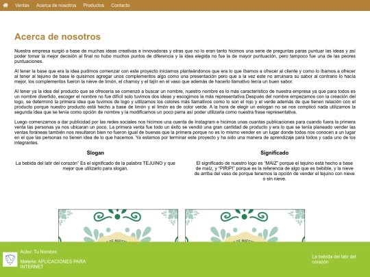 acerca screenshot