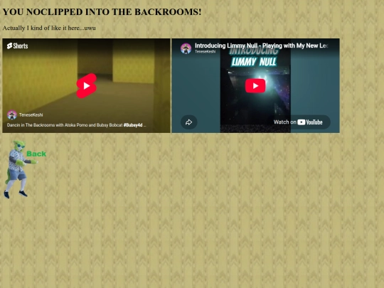 backrooms screenshot