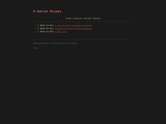archive screenshot