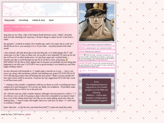 blog screenshot