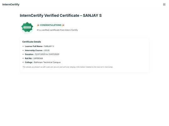 verify/ragu screenshot
