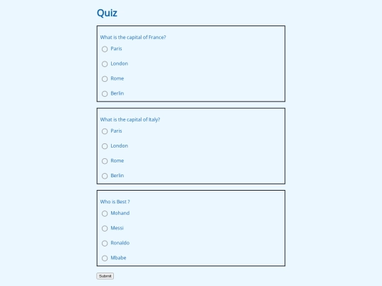 index screenshot