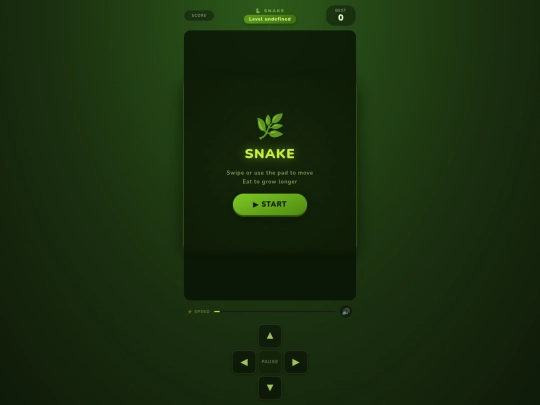 Games/snake vibe screenshot