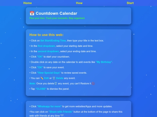 index screenshot
