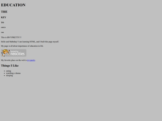 index screenshot