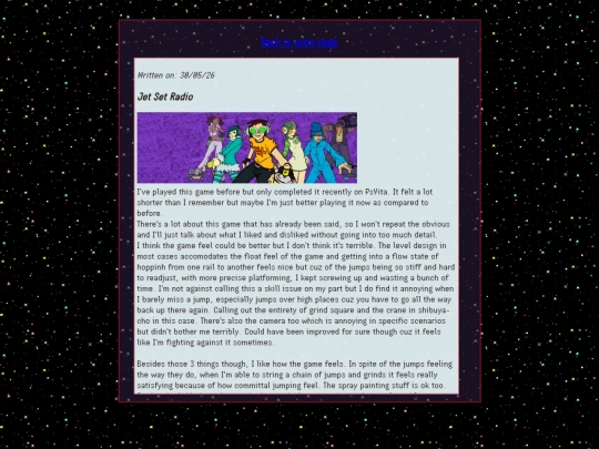 JSR screenshot