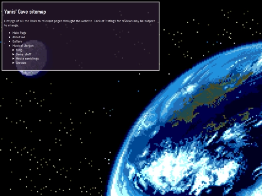 sitemap screenshot