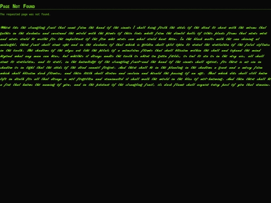 not_found screenshot