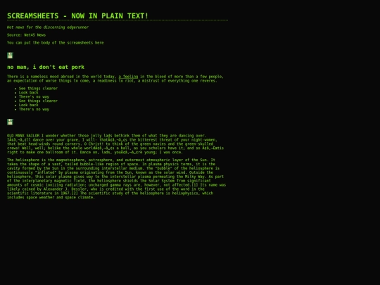 screamsheets screenshot
