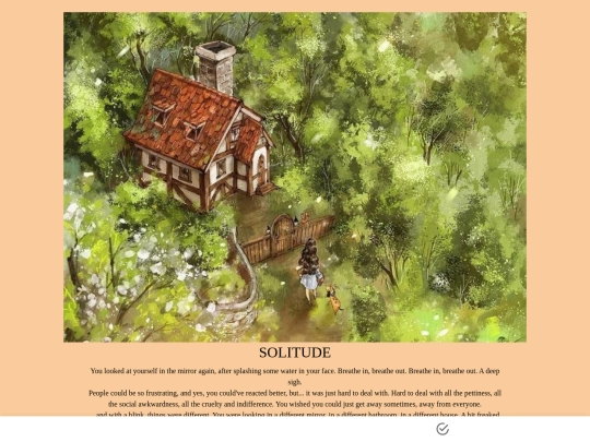 cyoas/solitude screenshot