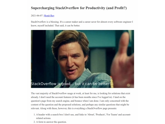technical-writing/stackoverflow-faster screenshot