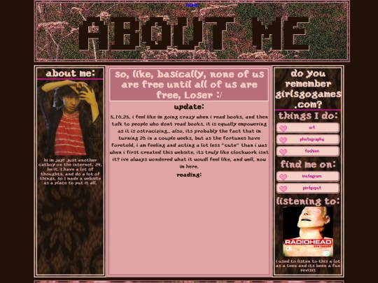main/aboutme screenshot