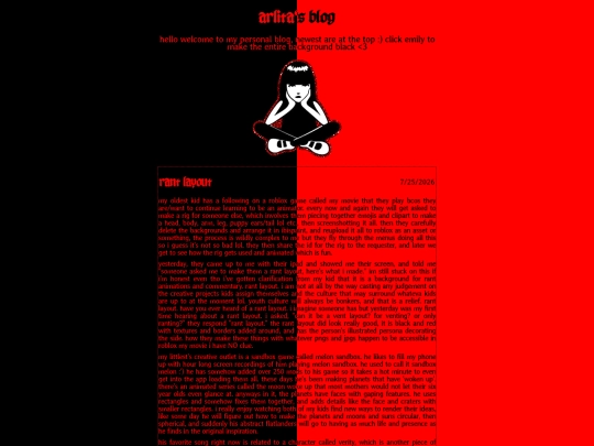 blog screenshot