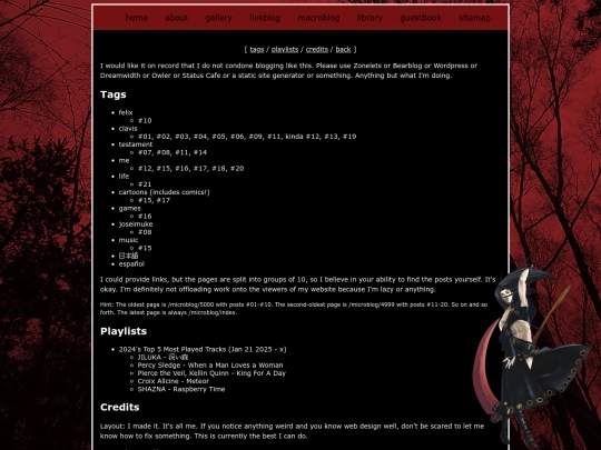 microblog/archive screenshot