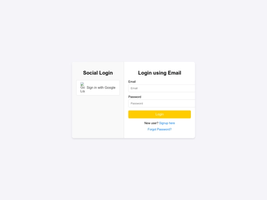 sign in screenshot