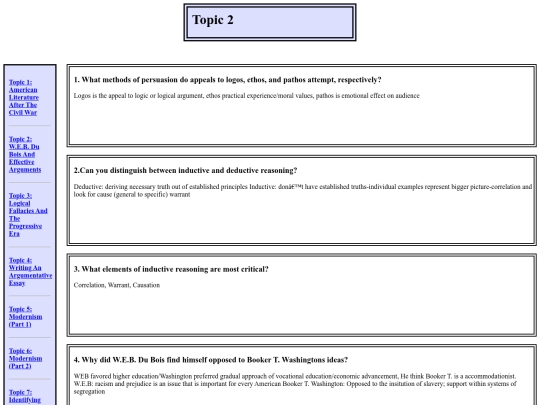 Calvert/James Grade 11/ELA/Topic2 screenshot