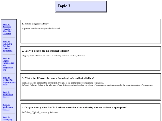 Calvert/James Grade 11/ELA/Topic3 screenshot