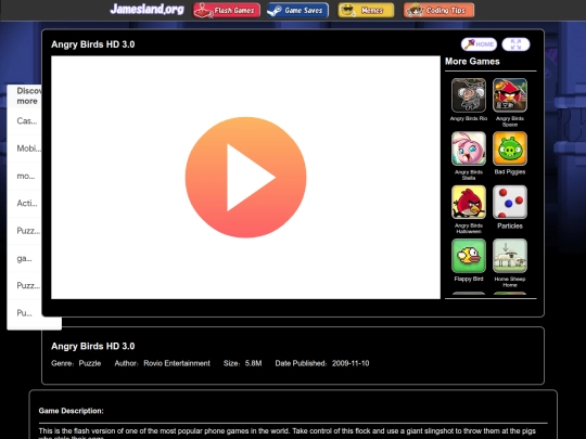 flash/Angry_Birds screenshot