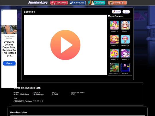 flash/bomb-it-6 screenshot