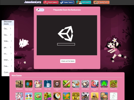 flash/paquerette-down-the-bunburrow screenshot